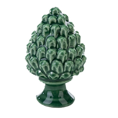 Pigna Decorativa Porcellana Verde