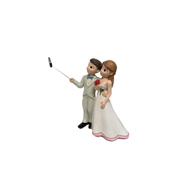 Coppia Sposi con selfie stick